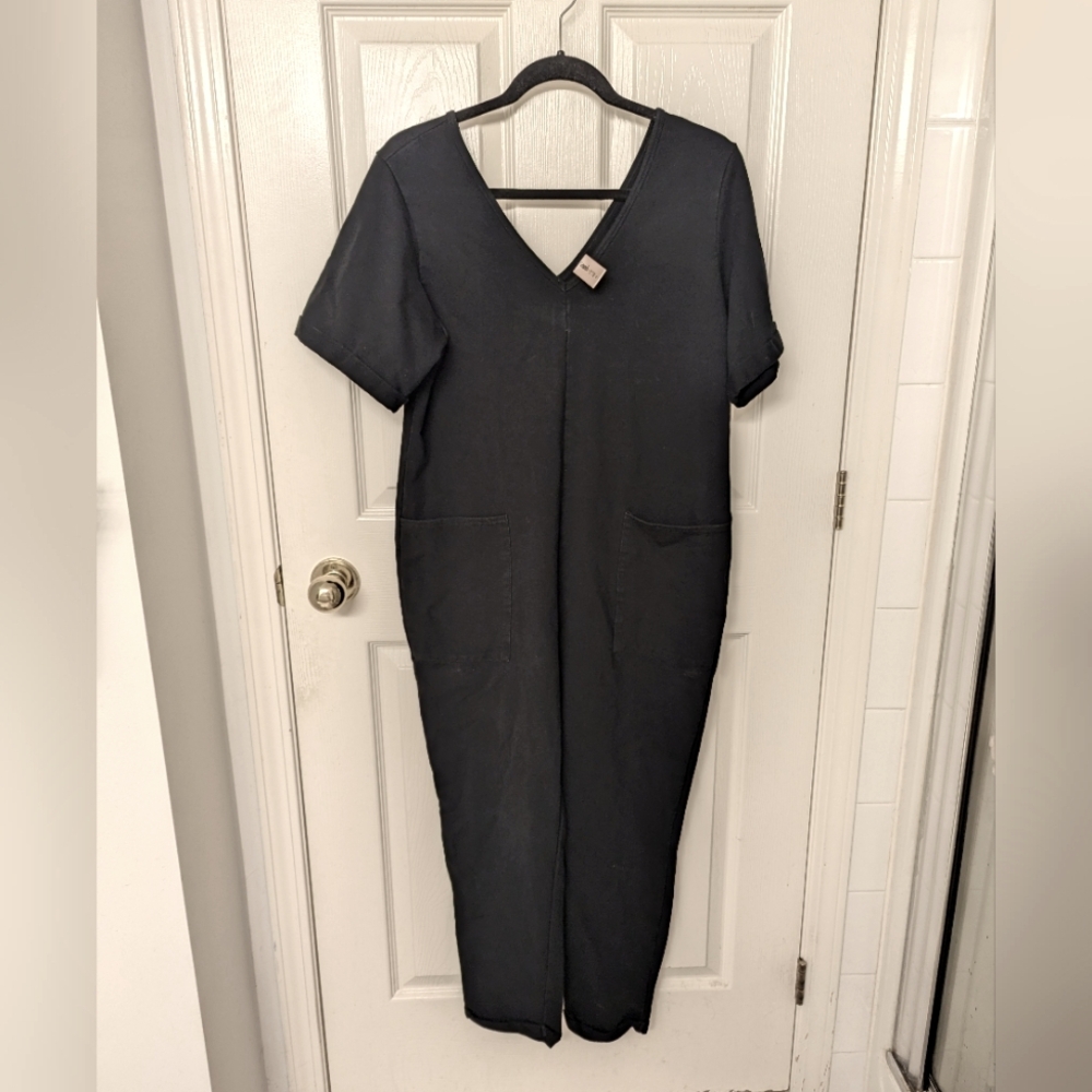Smash + Tess Aria Romper Midnight Black Medium